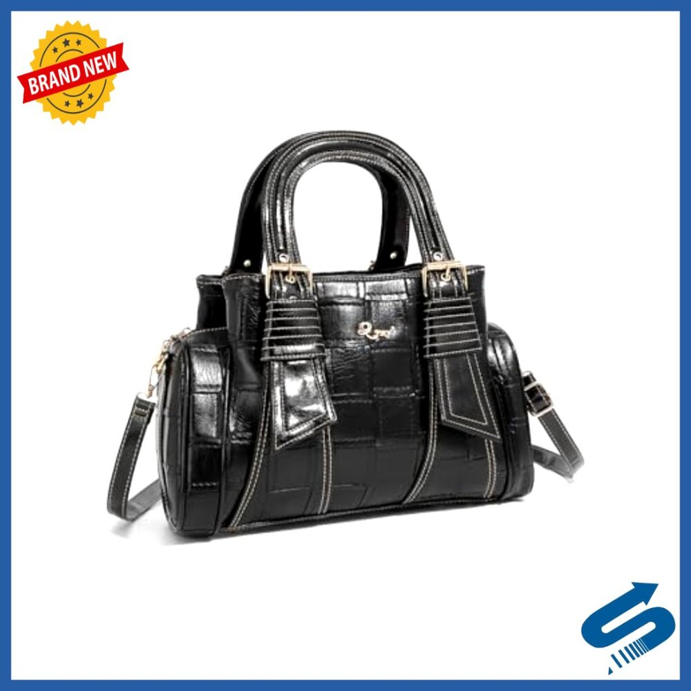 Large Capacity Crocodile Pattern Handbag Set With… - image 2